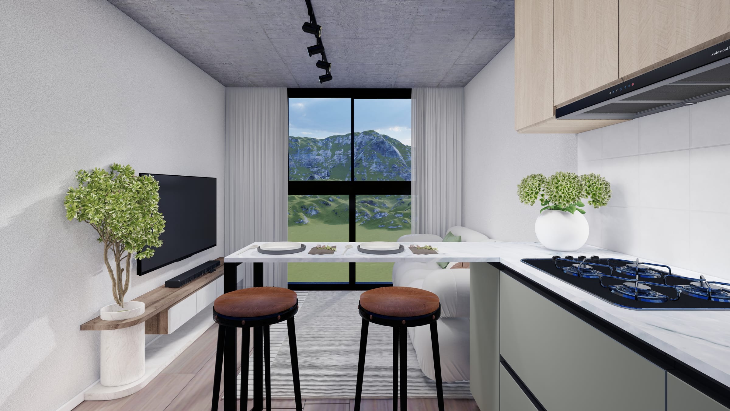 Detalle de acabados — Apartamento Masurén — Interiorismo residencial — APLOSS